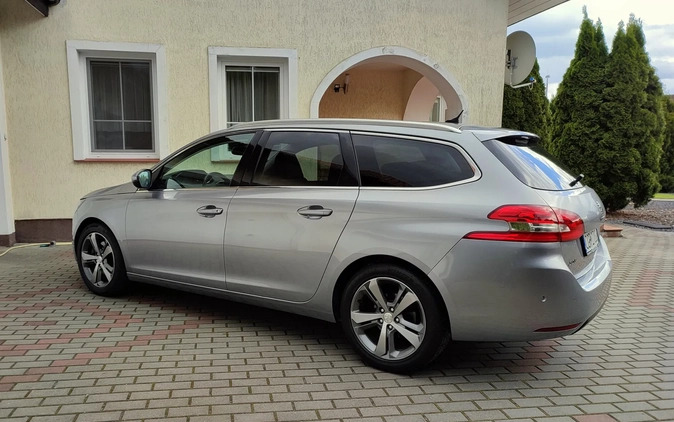 Peugeot 308 cena 37899 przebieg: 147194, rok produkcji 2014 z Gąbin małe 781